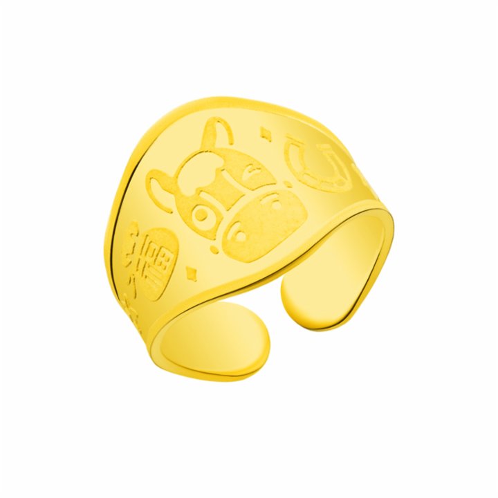 순금 말 돌반지 3.75g